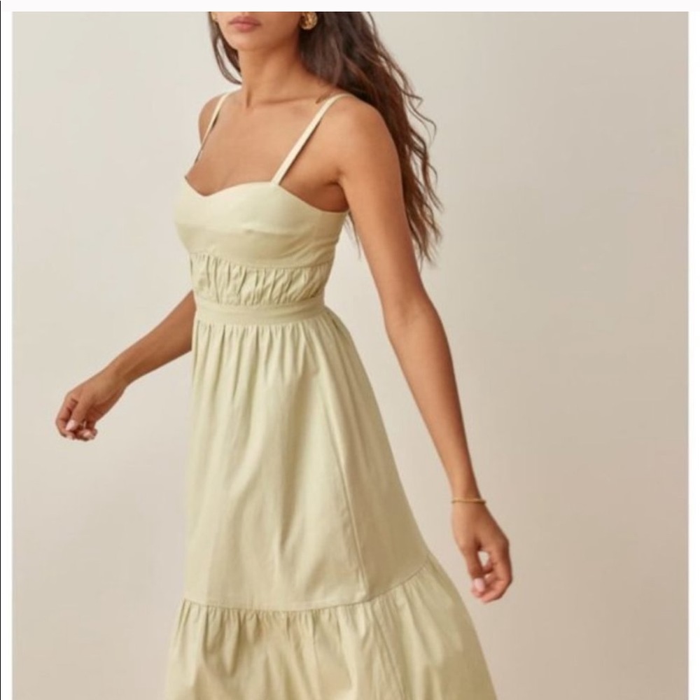 Reformation Lauretta Dress - Dried Herbs